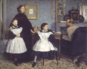 Edgar Degas the bellelli family Spain oil painting artist